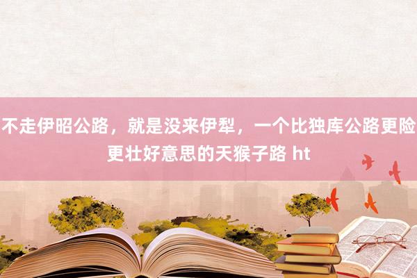 不走伊昭公路，就是没来伊犁，一个比独库公路更险更壮好意思的天猴子路 ht
